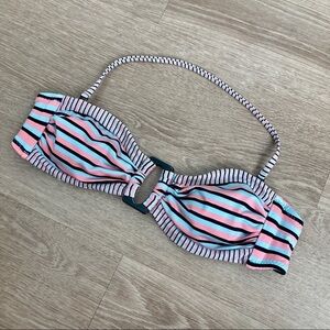 NANETTE Lepore Strobe Light Striped Bikini Top